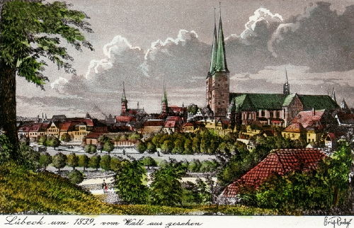 Lübeck, um 1839