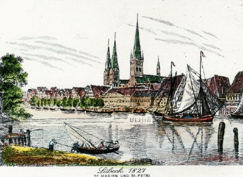 Lübeck, um 1827