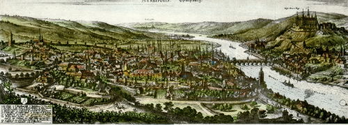Würzburg, historische Stadtansicht