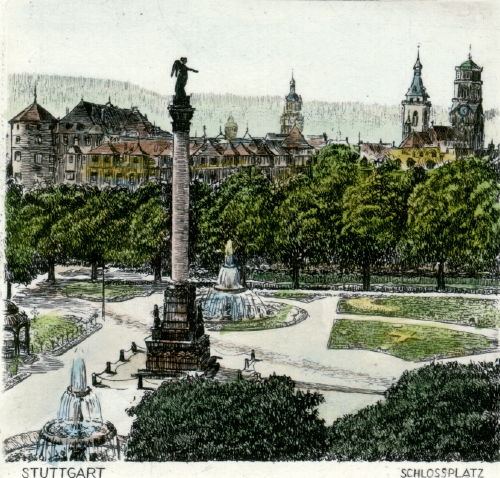 Stuttgart, Schloßplatz