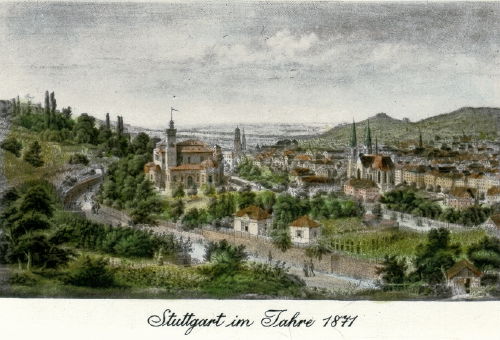 Stuttgart, im Jahre 1871