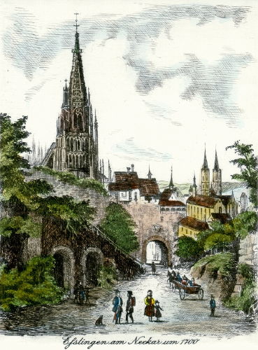 Esslingen, um 1700