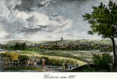 Düren, um 1830
