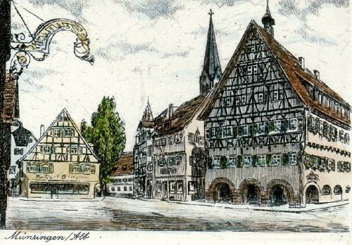 Münsingen, Marktplatz