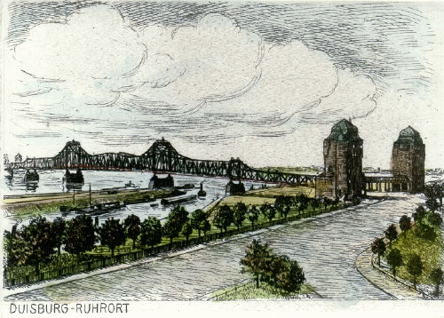 Duisburg, Friedich-Ebert-Brücke