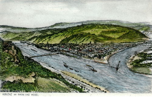 Koblenz, Rhein und Mosel